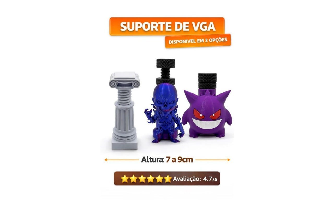 Suporte Placa de Vídeo Ajustável 🛒