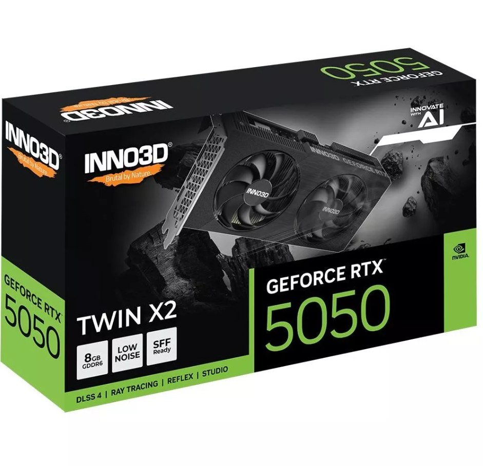 RTX 5050 INNO3D 8GB DLSS 4 GDDR6 🛒