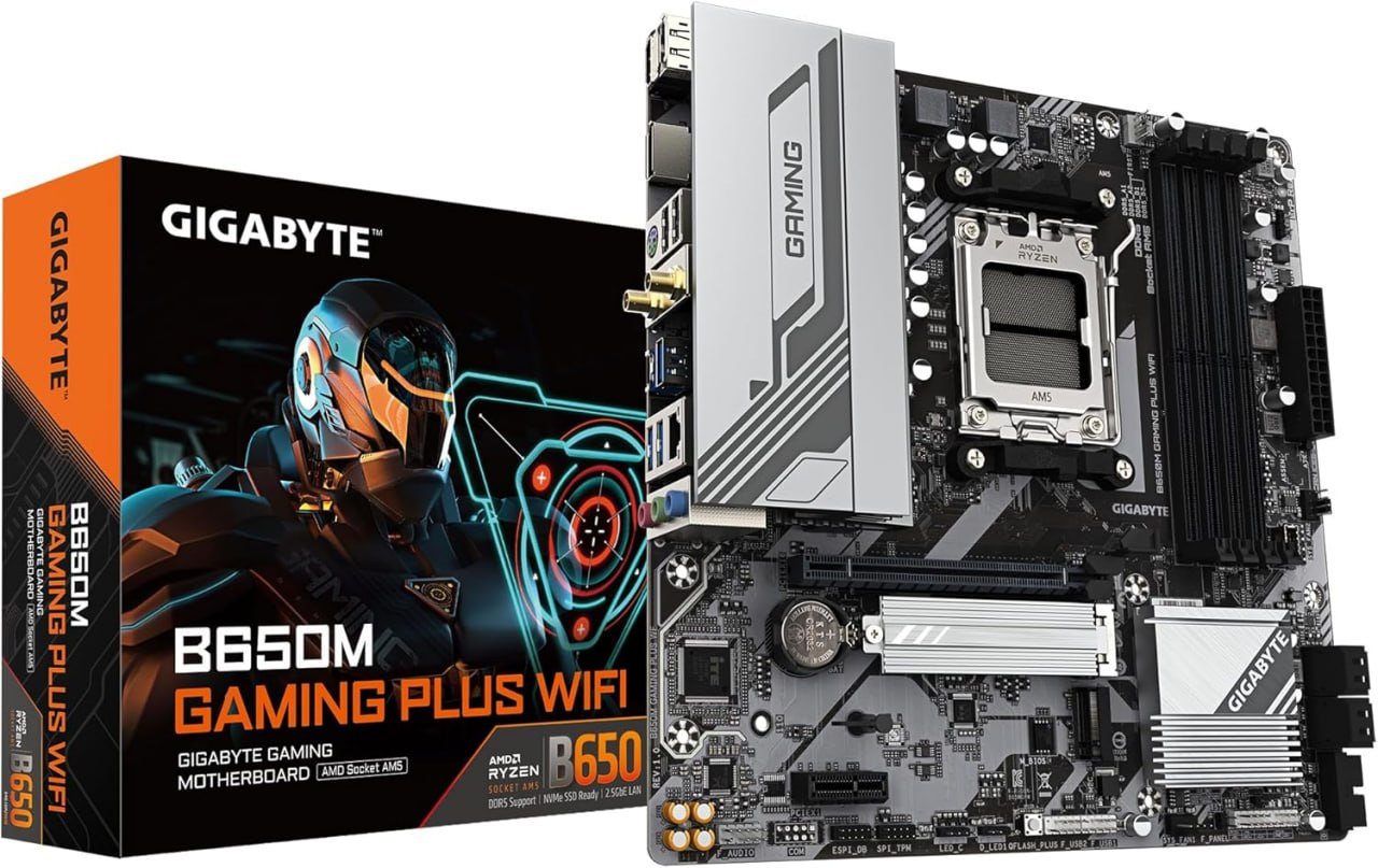 GIGABYTE Placa-mãe B650M GAMING PLUS WIFI 🛒