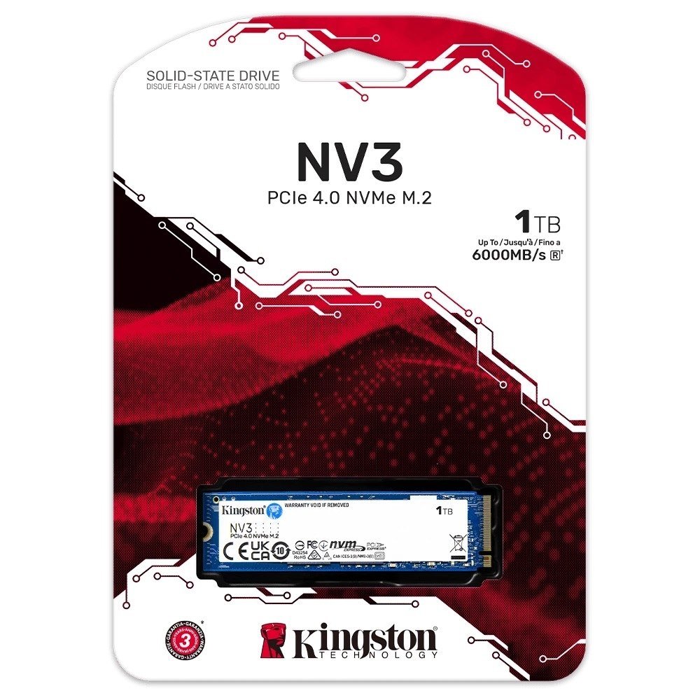 Kingston NV3 1TB M.2 2280 NVMe SSD 🛒