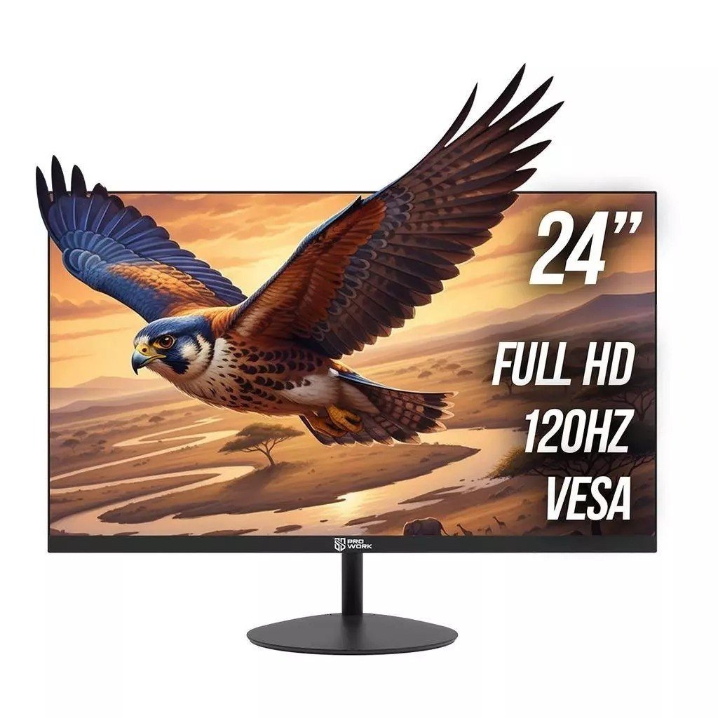 Monitor Safe Gamer ProWork 23,8" FHD 120Hz HDMI VGA Preto 🛒
