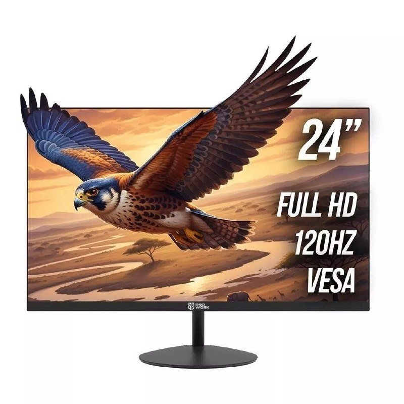 Monitor Safe Gamer ProWork 23,8" FHD 120Hz HDMI VGA Preto 🛒
