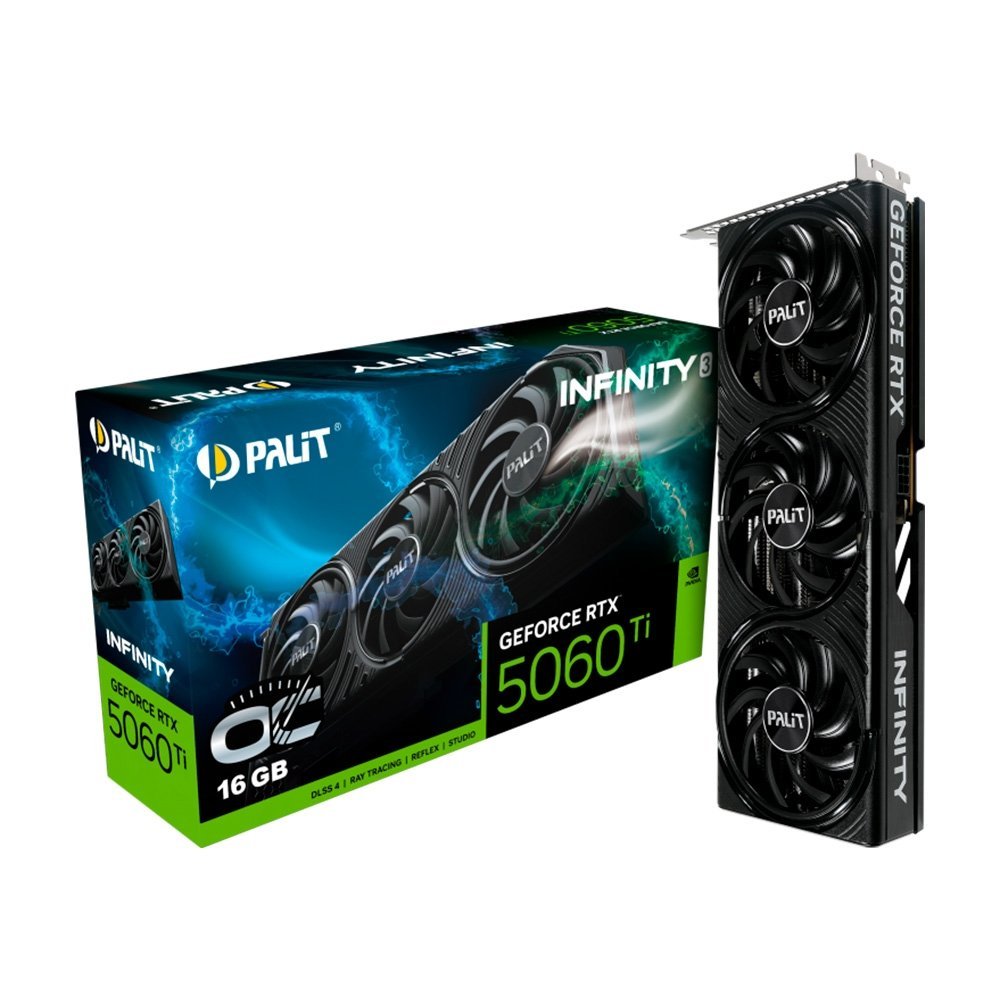 Geforce RTX 5060 Ti Infinity 3 O 16GB GDDR7 128Bit FP4 e DLSS 4 Ray Tracing 🛒