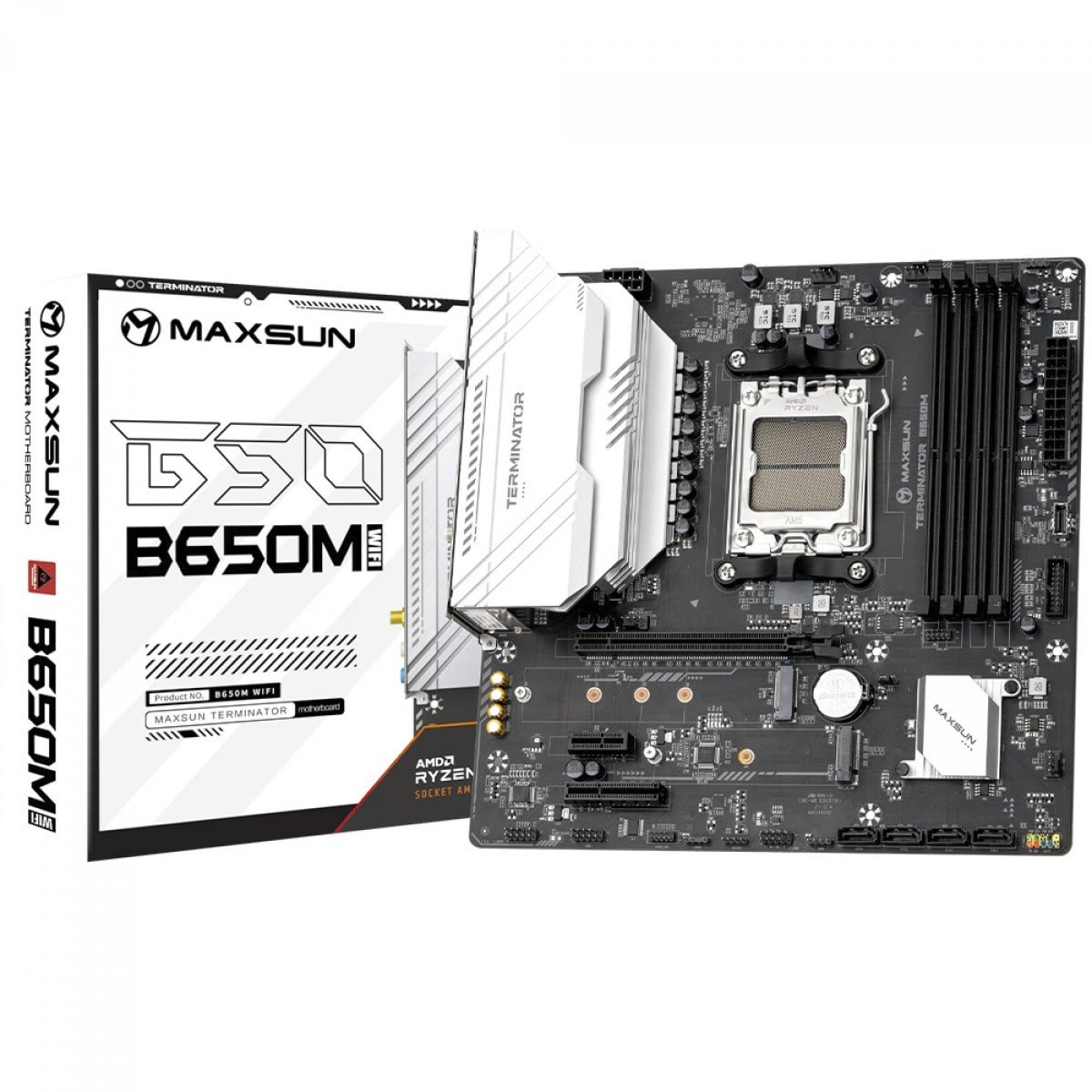Placa Mãe Maxsun Terminator B650M WiFi6 🛒