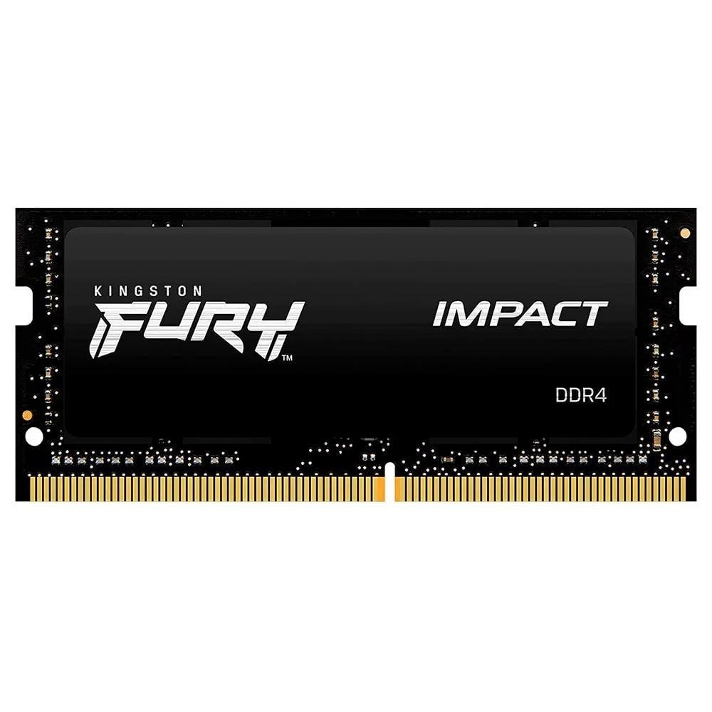 Memória RAM Para Notebook Kingston Fury Impact, 8GB, 3200MHz, DDR4, CL20 - KF432S20IB/8 🛒