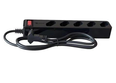 FILTRO DE LINHA + DPS ICLAMPER 5 TOMADAS LCF PRETO 🛒