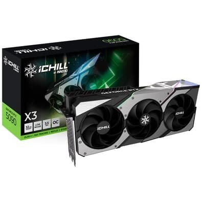 Placa de Video RTX5090 iChill X3 Inno3D NVIDIA Geforce, 32GB, GDDR7, 512bits 🛒