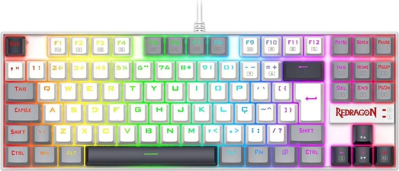 Teclado Mecânico Gamer Redragon Kumara RGB 🛒