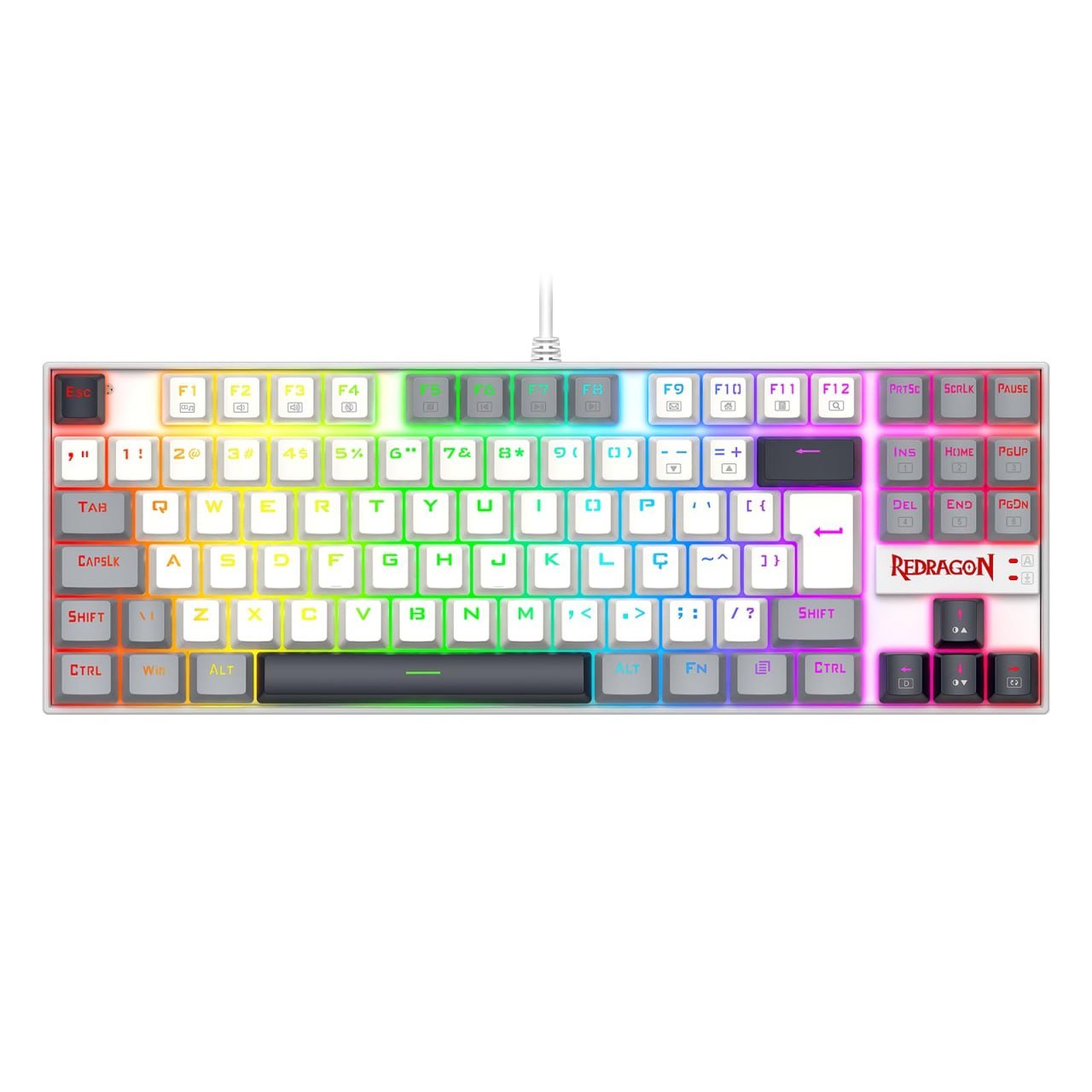 Teclado Mecânico Gamer Redragon Kumara RGB PT-BROWN 🛒