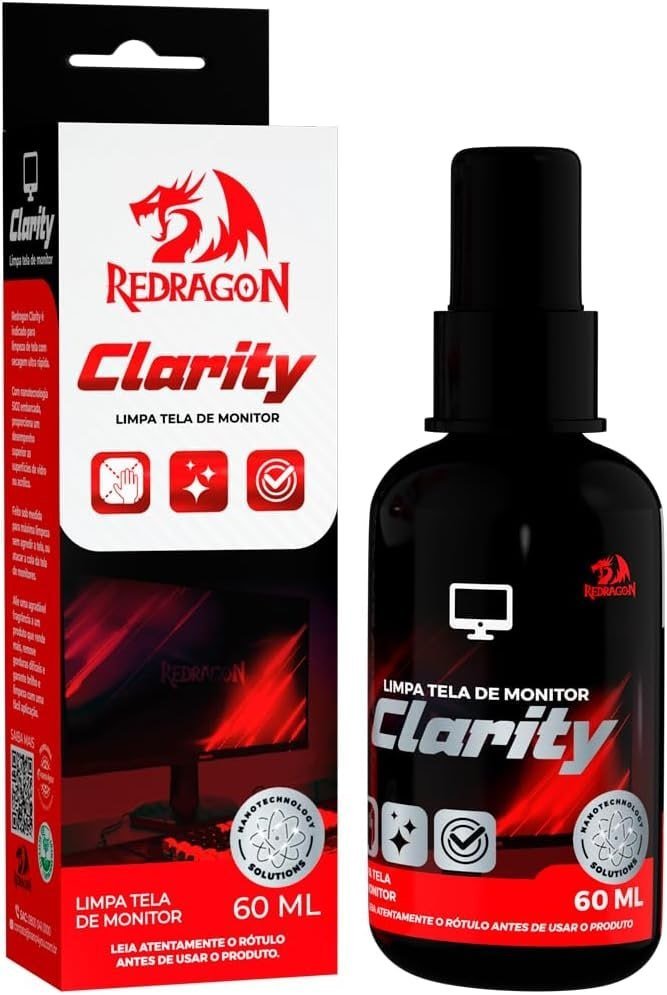 Redragon Clarity – Solução Nano para Limpeza de Telas e Monitores 🛒