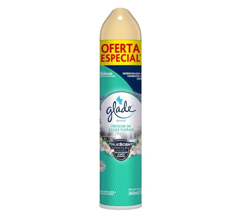 Glade Aromatizador de Ambiente, Frescor de Águas Florais, Aerosol 360ml 🛒