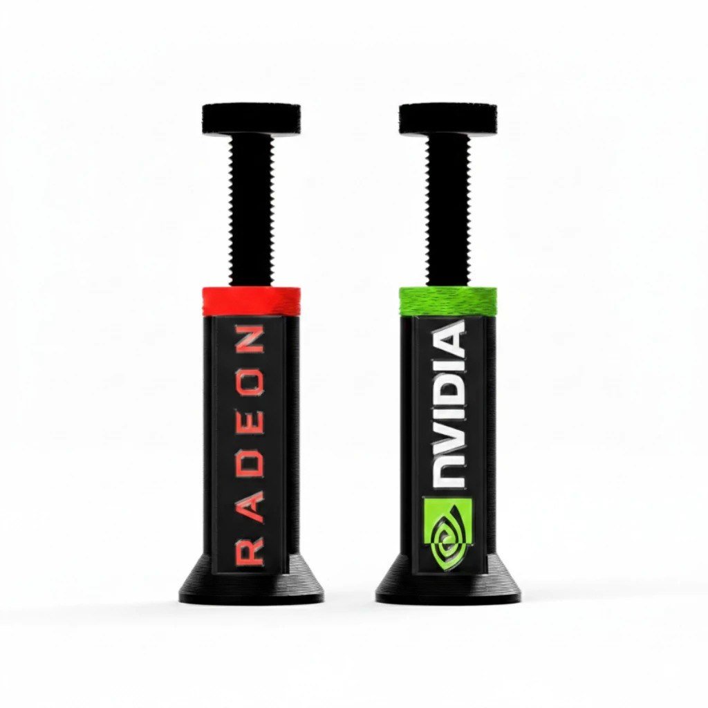 Suporte de GPU Ajustável Nvidia/AMD Preto/Branco 🛒