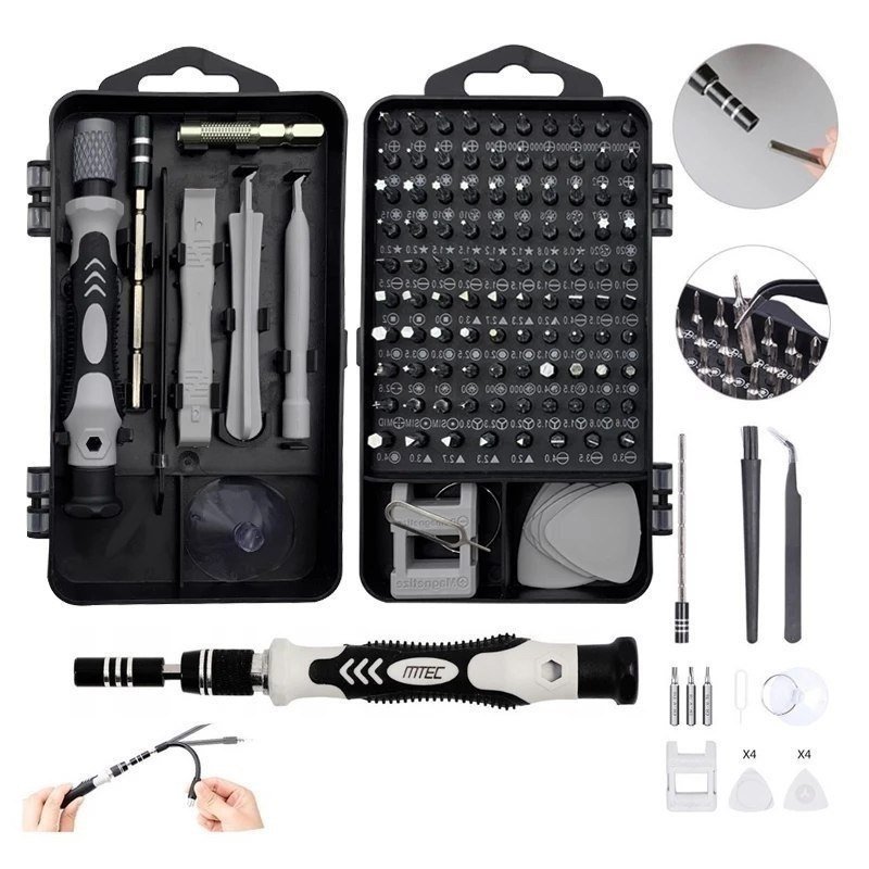 Jogo Chaves De Fenda Precisão Com 115 peças 🛒