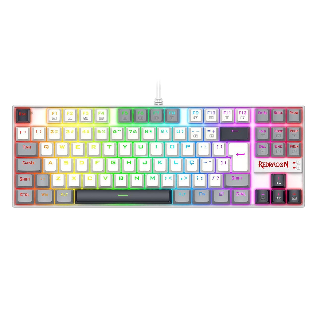 Teclado Mecânico Gamer Redragon Kumara K552W-RGB PT-BROWN 🛒