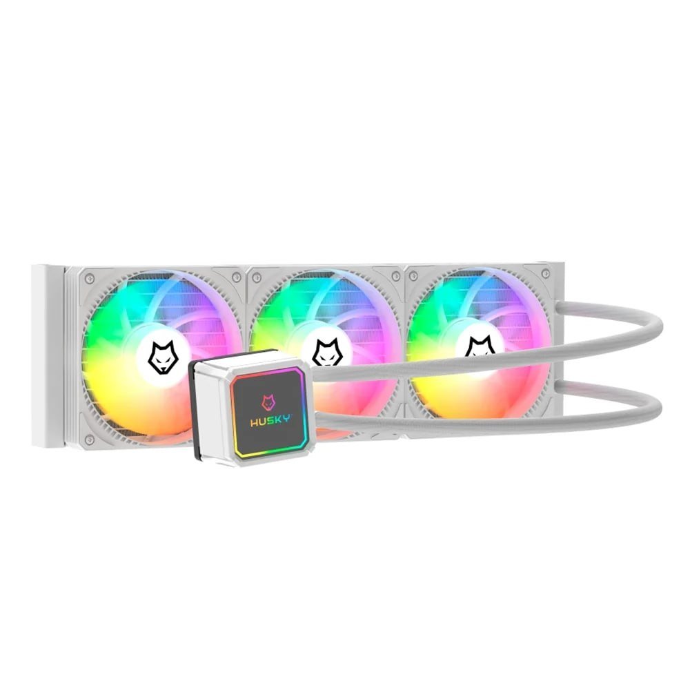 Water Cooler Husky Freezy, ARGB, 360mm, AMD e Intel, Branco - HWT300BR 🛒