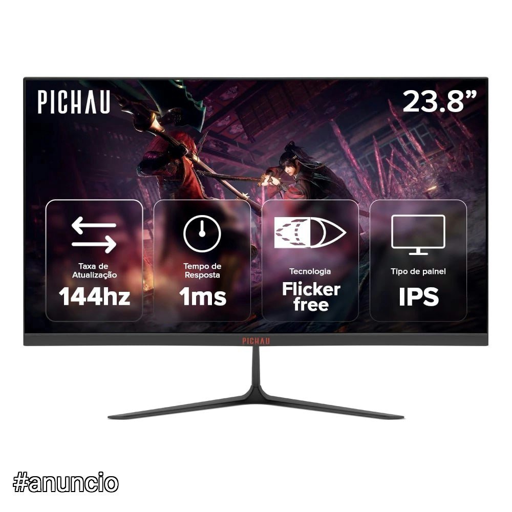 Monitor Gamer Pichau Athen V3 Neo 23.8" IPS FHD 1ms 144Hz 🛒