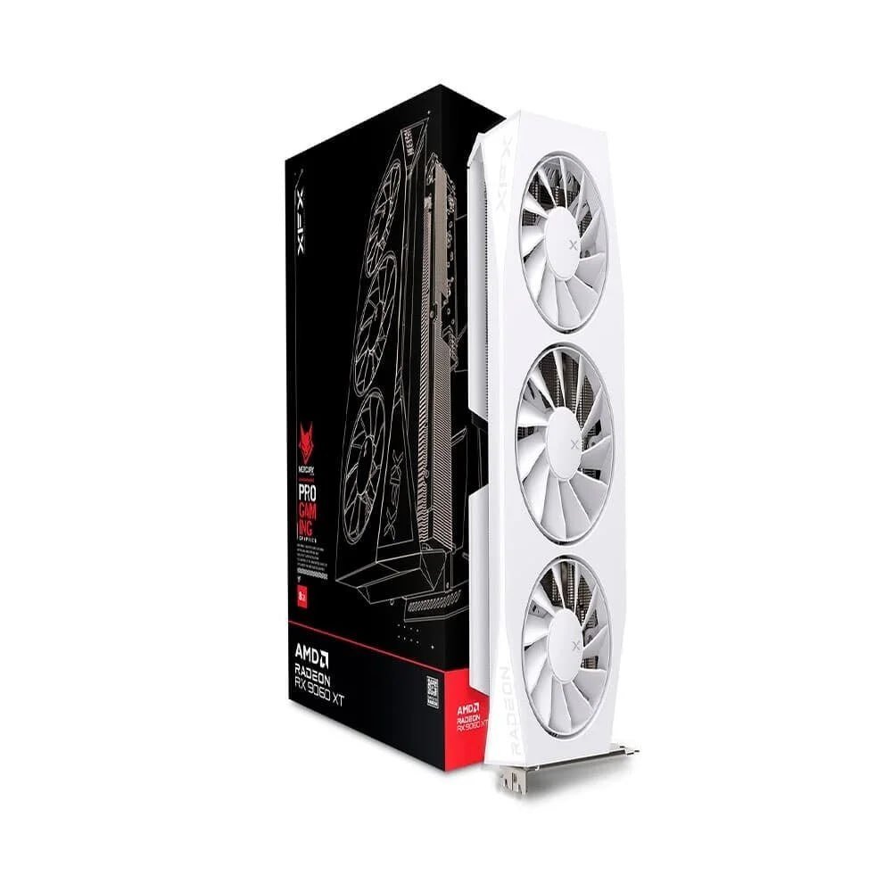 Placa de vídeo XFX RX 9060XT OC Mercury AMD Radeon White 🛒