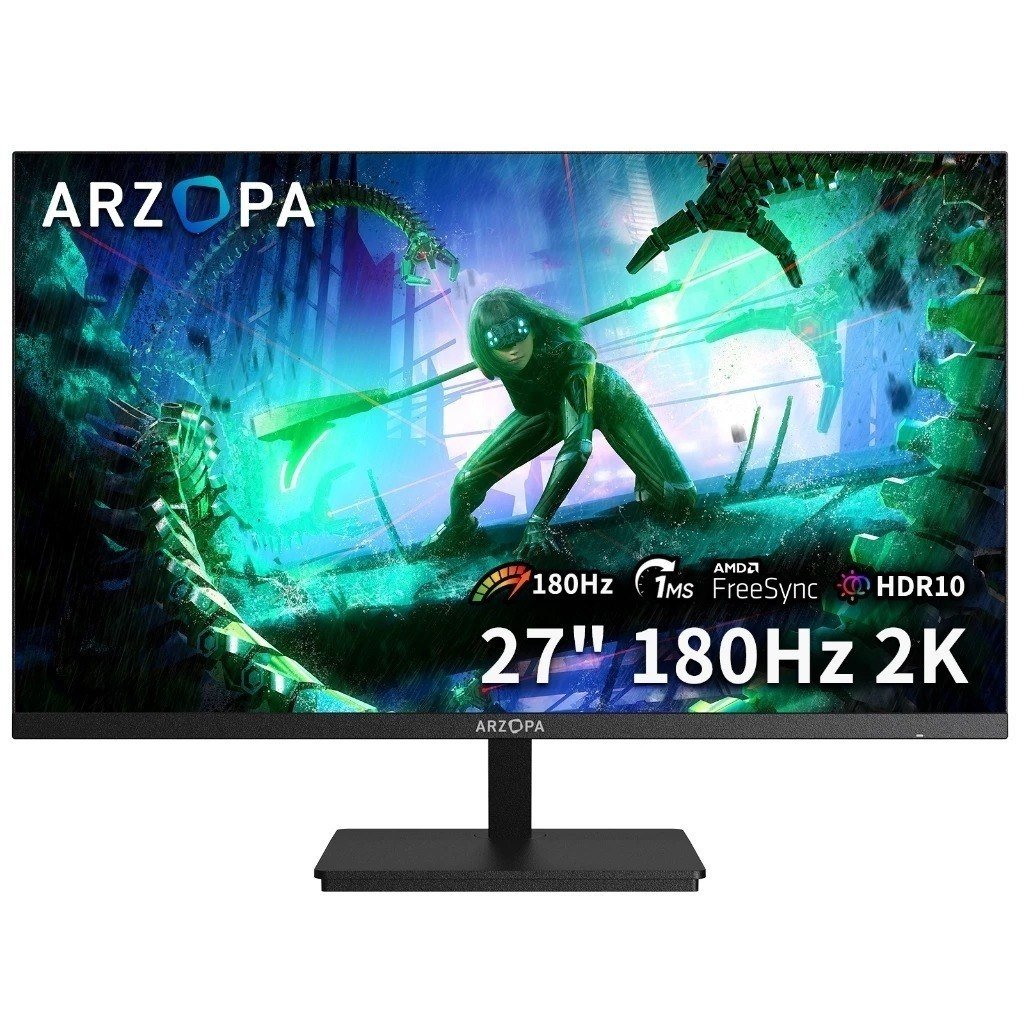 Monitor Gamer ARZOPA M1RC 27" 2K QHD 180Hz IPS 🛒