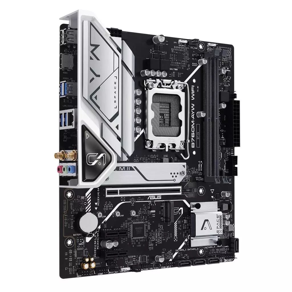 Placa Mãe Asus B760M-AYW, Intel LGA 1700, M-ATX, DDR5, Wi-Fi 🛒