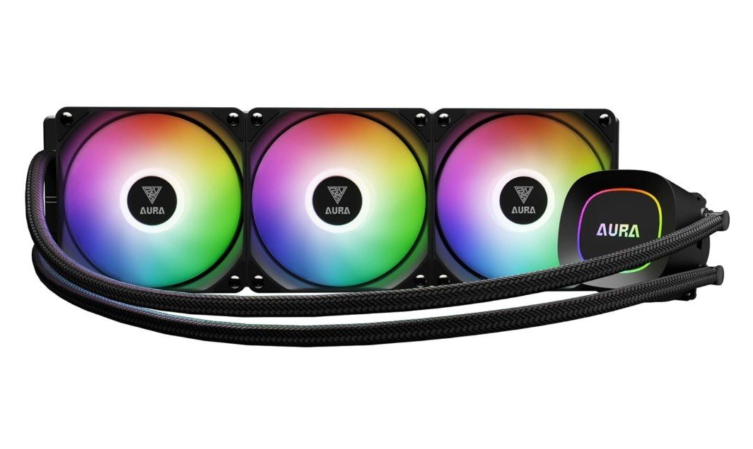 Water Cooler Gamdias Aura GL360 Preto ARGB AMD AM5 Intel LGA 1851 🛒