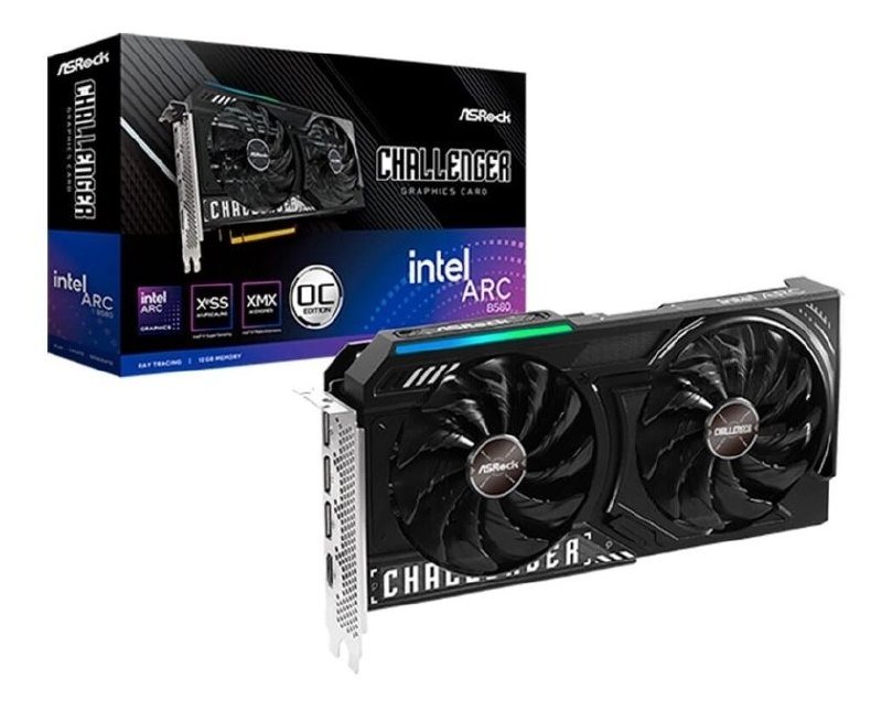 Placa de Vídeo ASRock Intel Arc B580 Challenger 12G OC 🛒