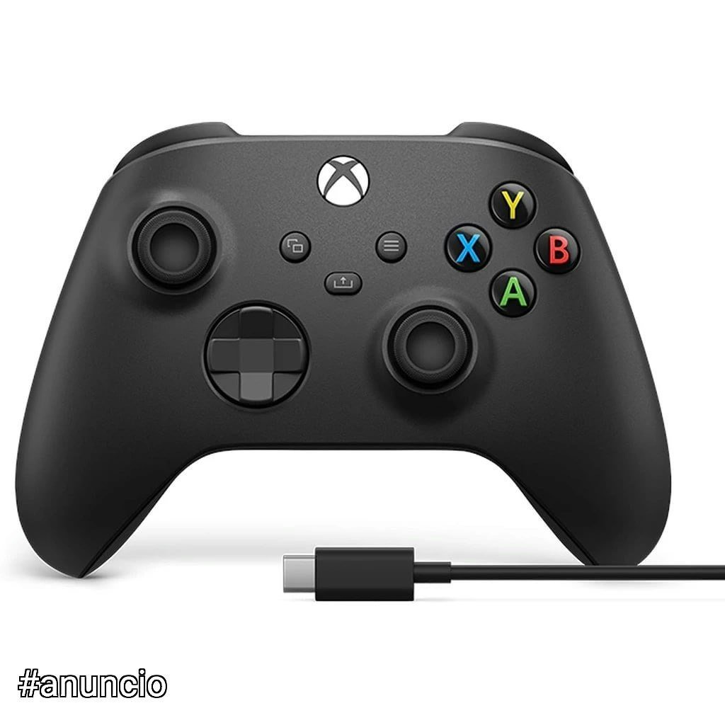 Controle Sem Fio Xbox Series Carbon Black 🎮