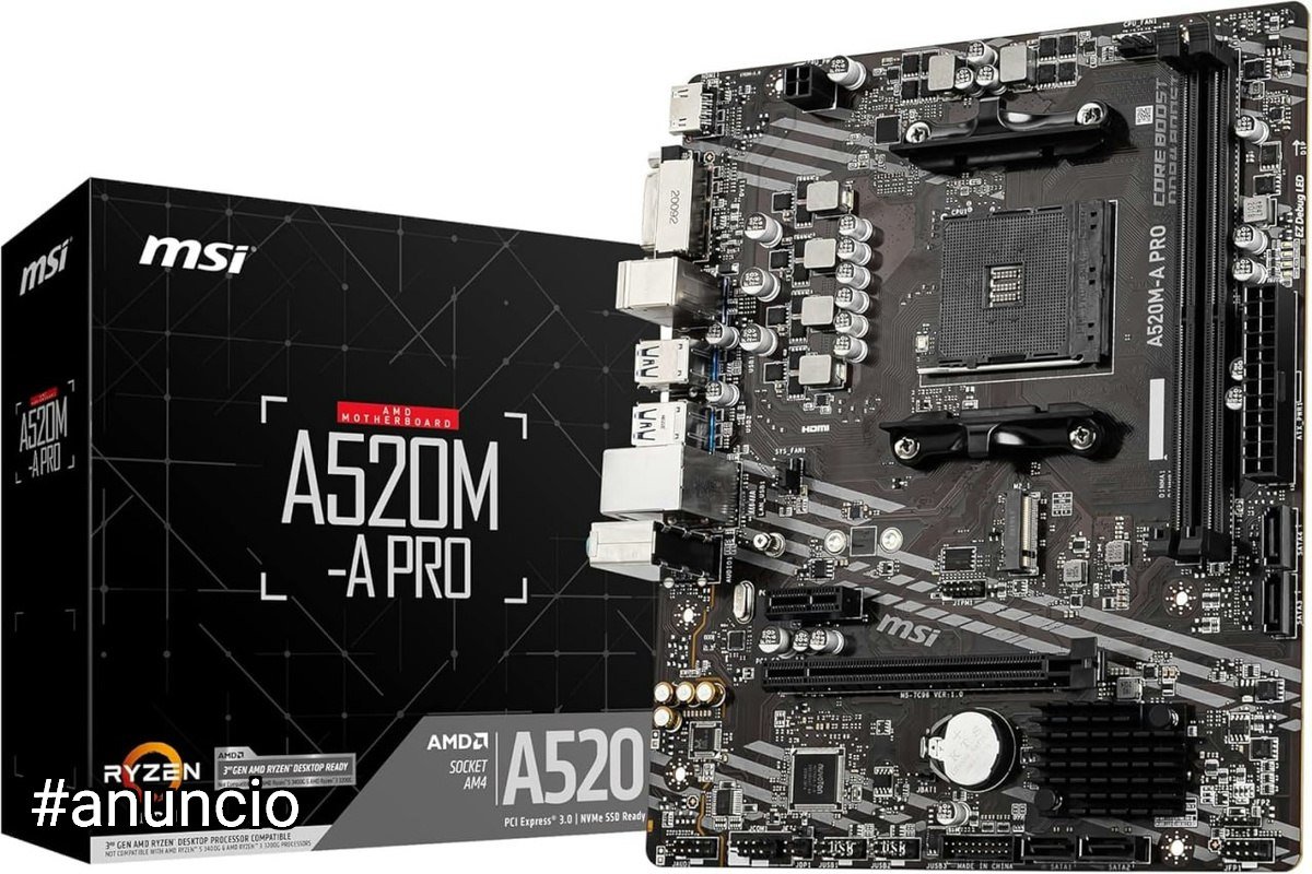Placa Mãe MSI A520M-A PRO 🛒