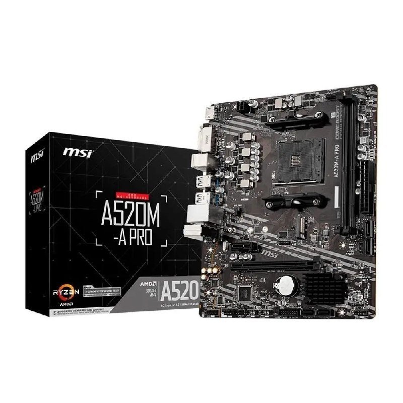 Placa Mãe MSI A520M-A PRO 🛒