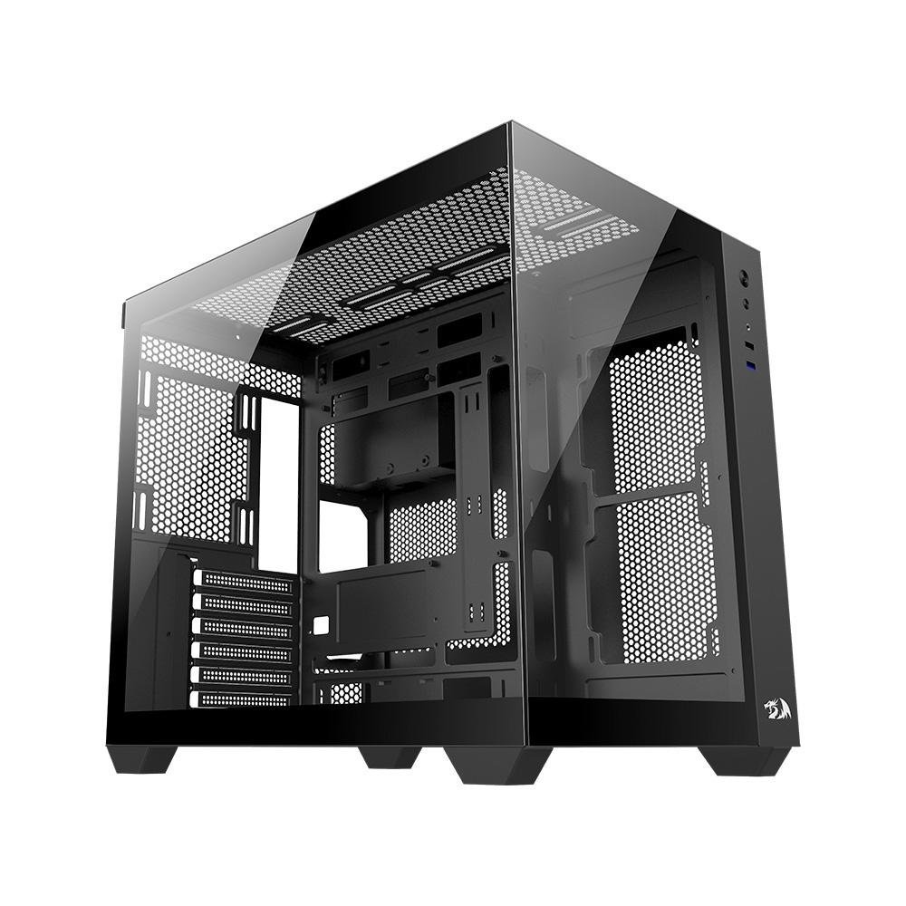 Gabinete Gamer Redragon Wideload Lite, Mid Tower, ATX, Lateral em Vidro Temperado 🛒