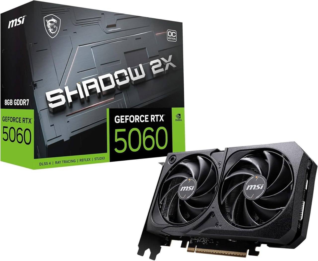 RTX 5060 MSI Shadow 2X OC, 8GB 🛒