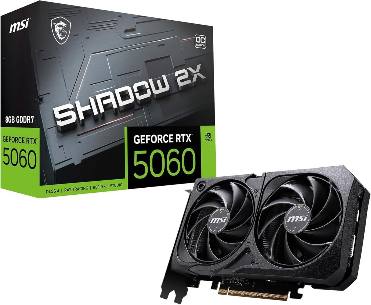 RTX 5060 MSI Shadow 2X OC, 8GB 🛒
