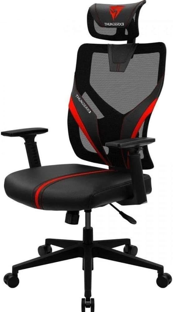 Cadeira Ergonômica Yama1 Vermelha ThunderX3 🛒