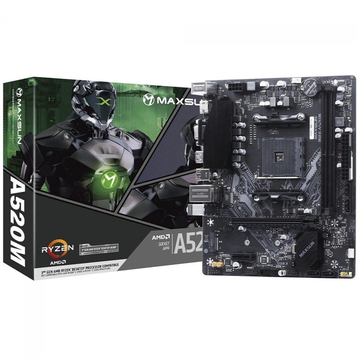 Placa Mãe MAXSUN A520M MS-Challenger 🛒