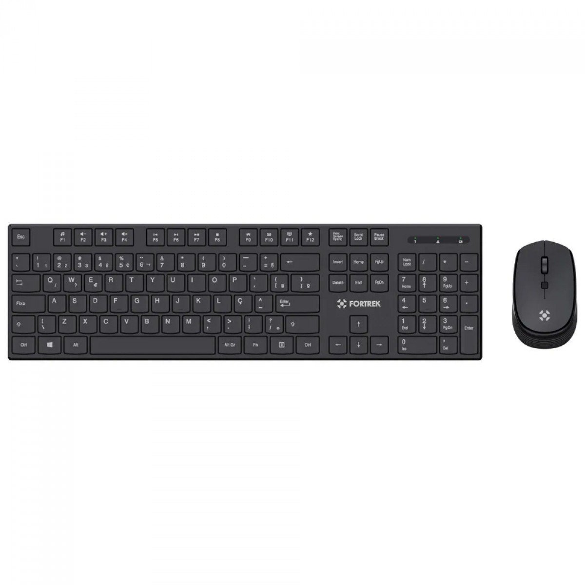 Kit Teclado e Mouse Fortrek CW11, Wireless, ABNT2, Preto 🛒