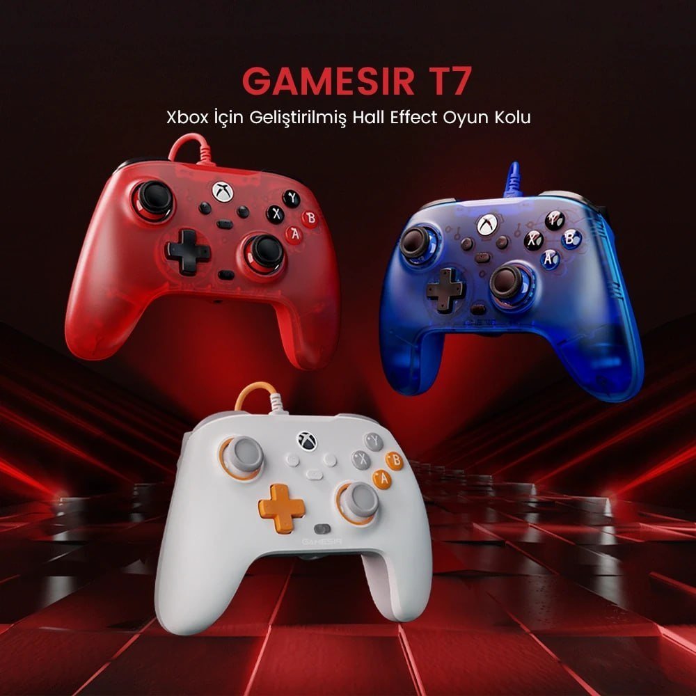 Controle Gamesir T7 com Fio para Xbox One, Series S X, PC, Efeito Hall Anti Drift, Com fio 🎮