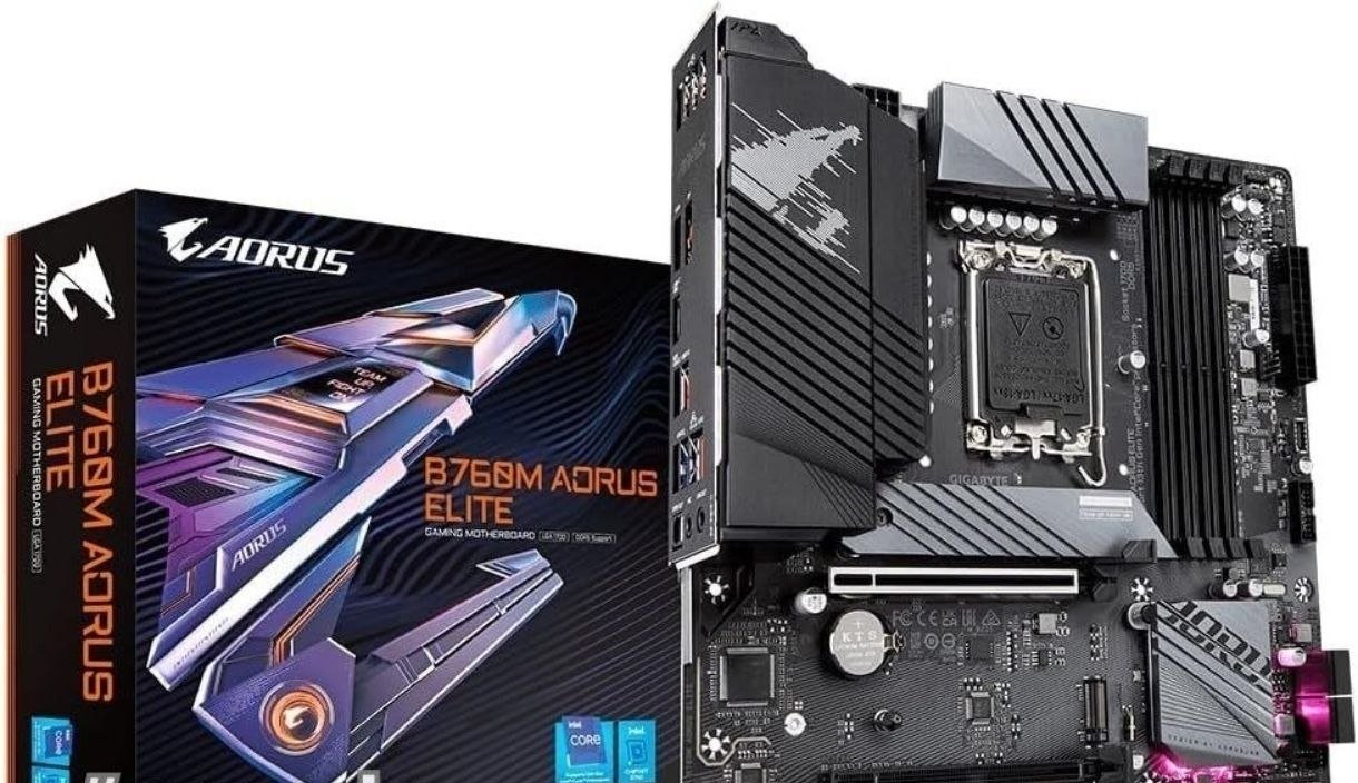 Placa mãe LGA 1700 - Gigabyte B760M Aorus Elite DDR5 (Micro ATX) 🛒