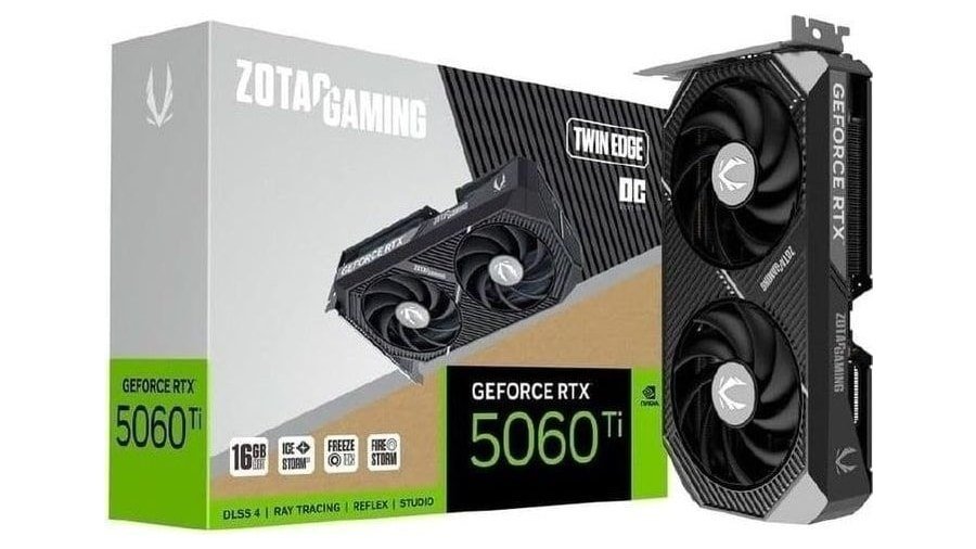Placa de Vídeo Zotac GeForce RTX 5060 Ti 16GB Twin Edge OC 🛒
