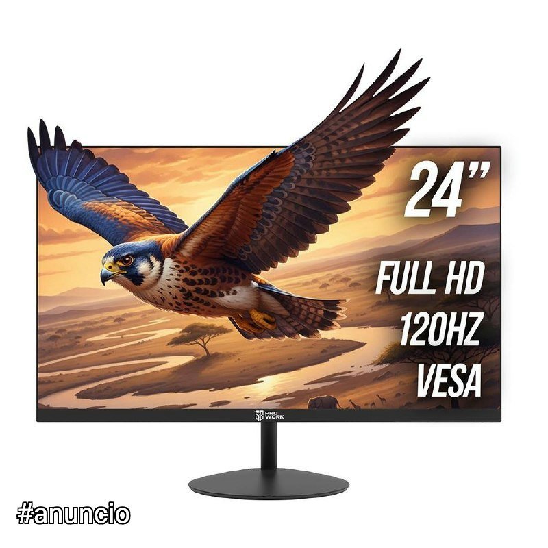 Monitor Gamer ProWork 23,8" FHD 120Hz HDMI VGA Preto - MO024 🛒