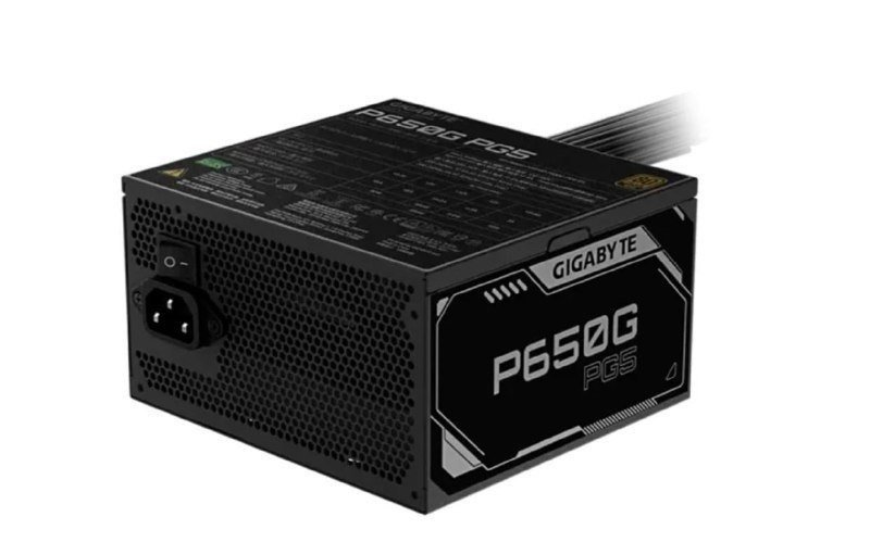 FONTE GIGABYTE P650G PG5, 650W, 80 PLUS GOLD, PFC ATIVO, PRETO 🛒