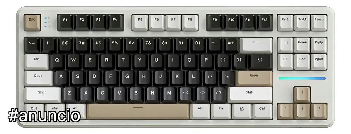Teclado Mecânico Gamer Sem Fio Bluetooth Attack Shark X87 🛒