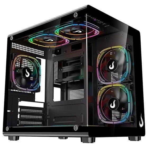 Gabinete Gamer Rise Mode Galaxy Glass X Mini 🛒