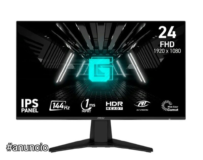 Monitor Gamer MSI 24" Full HD 144Hz 1ms IPS 🛒