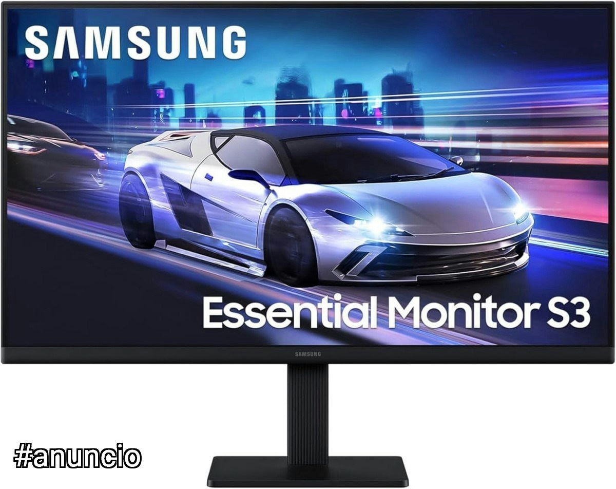 Monitor Gamer Samsung 24" FHD, 120 Hz, HDMI, Preto, S3 🛒
