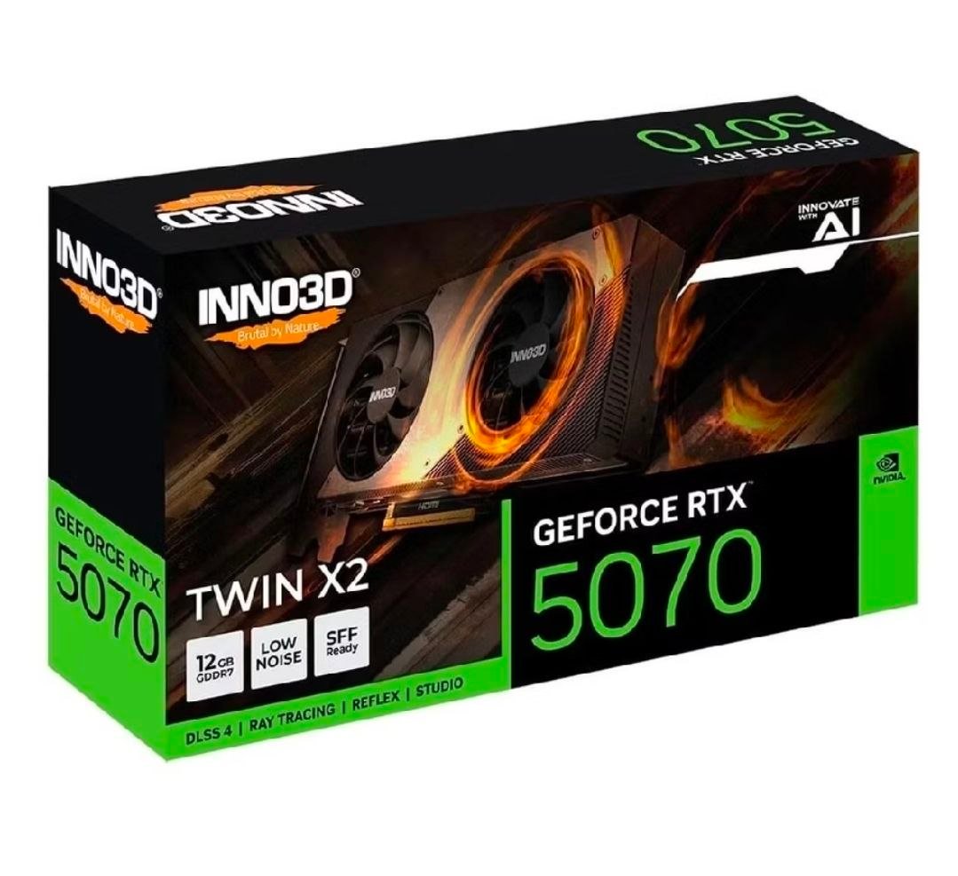 Placa de Vídeo Geforce RTX 5070 Twin X2 12GB 🛒