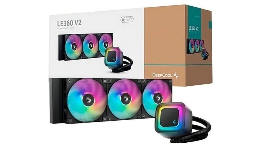 Watercooler Deepcool Le360 V2 Argb 360mm Preto 🛒