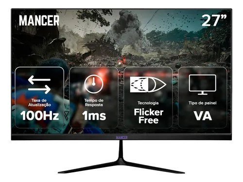 Monitor Gamer Mancer Horizon Z2, 27 Pol, VA, FHD, 100Hz, 1ms 🛒