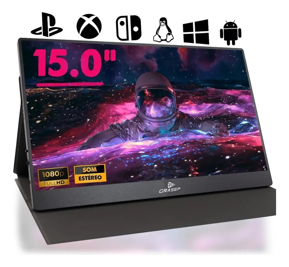 Monitor Portátil 15.0 Full HD 🛒