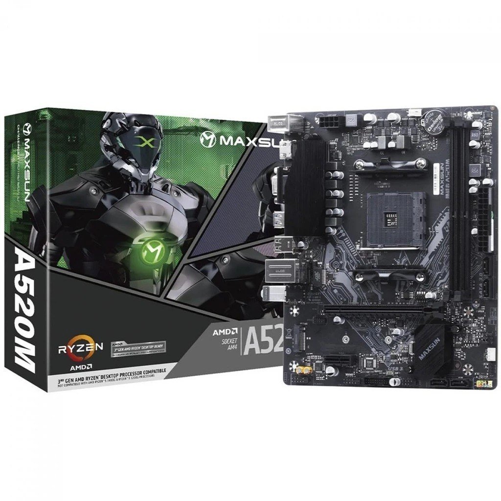 Placa Mãe Maxsun A520M Ms-Challenger 🛒