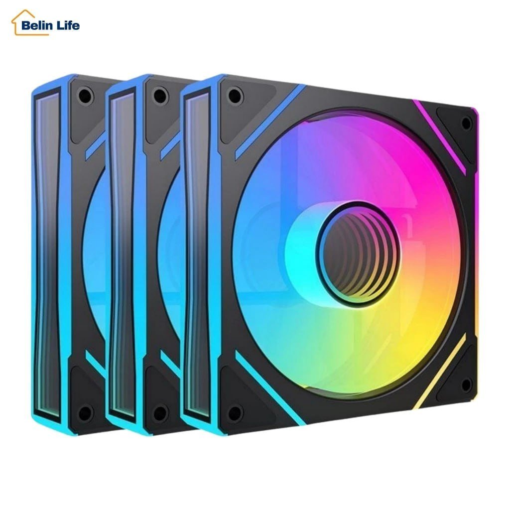 Kit 3 Fans ARGB 5V 3 pinos 120mm 🛒