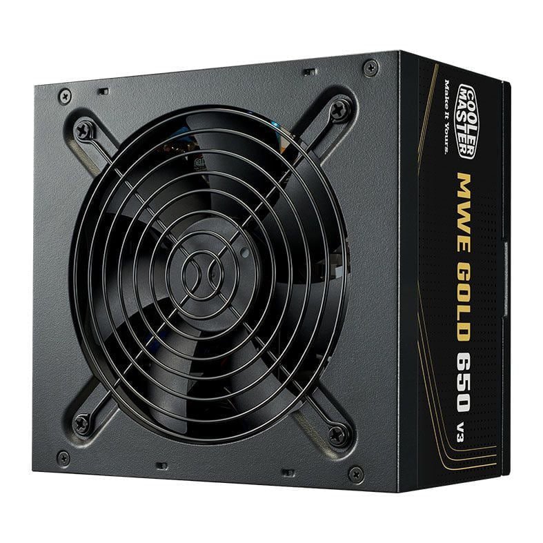 Fonte Cooler Master ATX 3.1 650W MWE Gold 650 V3 PFC Ativo 80 Plus Gold 🛒